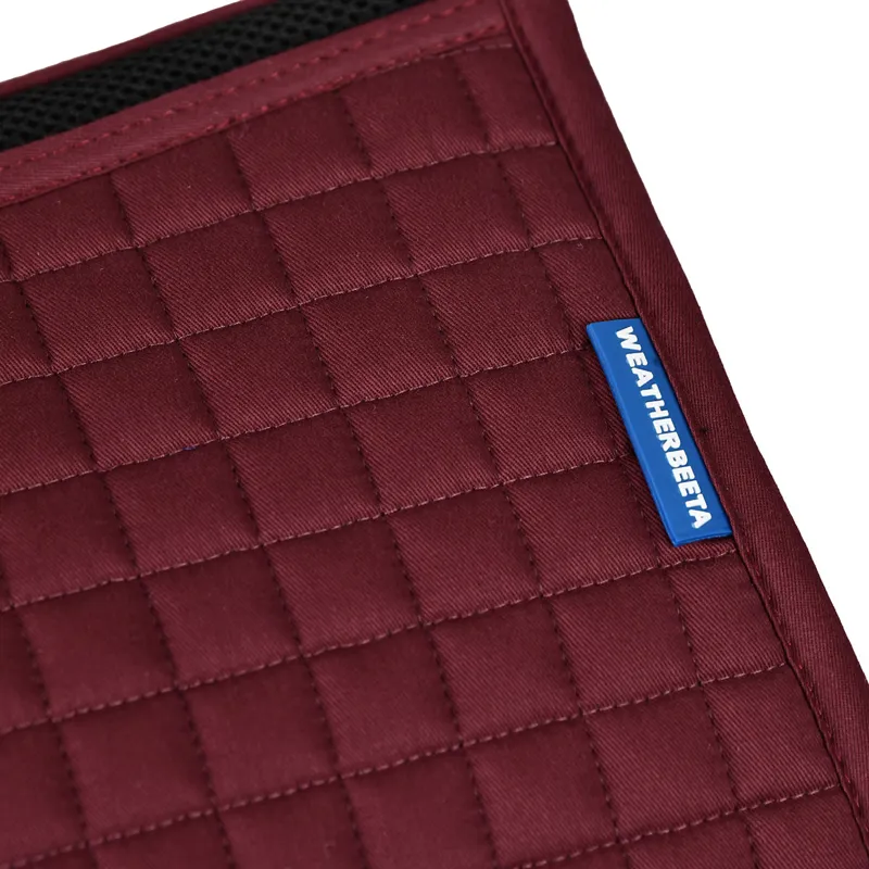 WeatherBeeta Prime Air-Tech Jump Saddlecloth - Burgundy-4