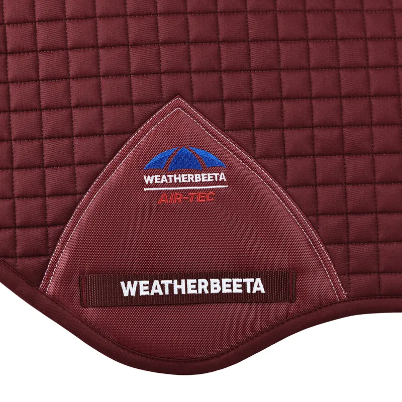 WeatherBeeta Prime Air-Tech Jump Saddlecloth - Burgundy-3