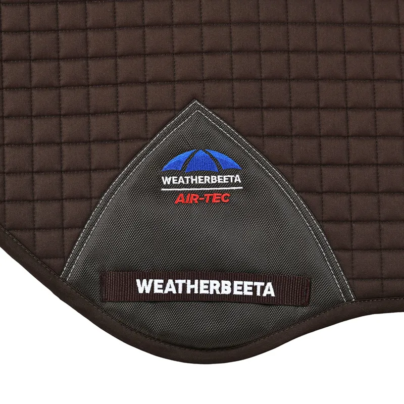 WeatherBeeta Prime Air-Tech Jump Saddlecloth - Chocolate-2
