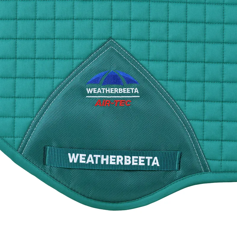WeatherBeeta Prime Air-Tech Jump Saddlecloth - Dark Turquoise-2