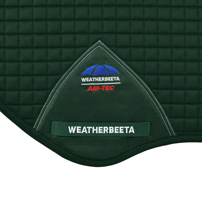 WeatherBeeta Prime Air-Tech Jump Saddlecloth - Forest Green-2