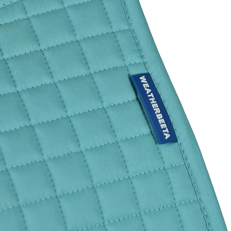 WeatherBeeta Prime Air-Tech Jump Saddlecloth - Light Aqua-3