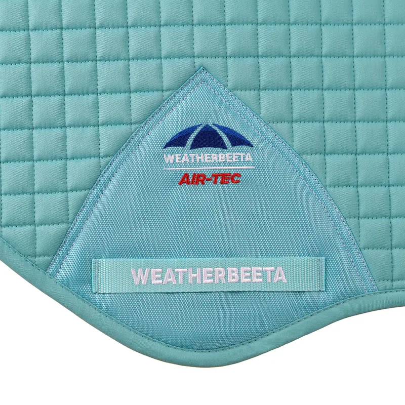 WeatherBeeta Prime Air-Tech Jump Saddlecloth - Light Aqua-2