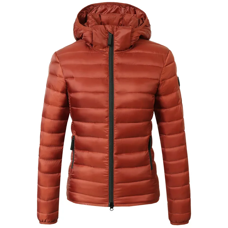 Covalliero Womens Quilted Jacket - Rust
