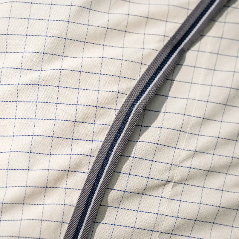 Rambo Optimo Supreme Summer Sheet Fly Rug - Navy Check/Thunderstorm Grey-3