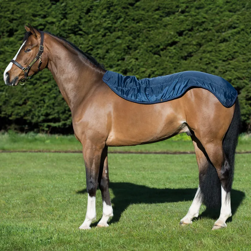 Rambo Summer Series V-Front Waterproof Turnout Fly Rug - Navy/Grey-3