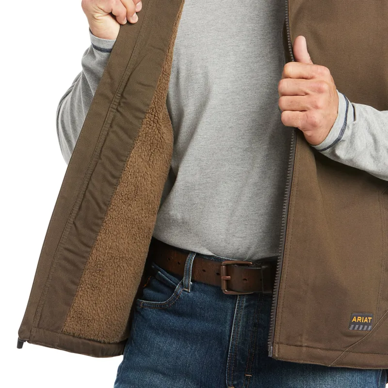 Ariat Rebar DuraCanvas Mens Vest Gilet - Wren-1