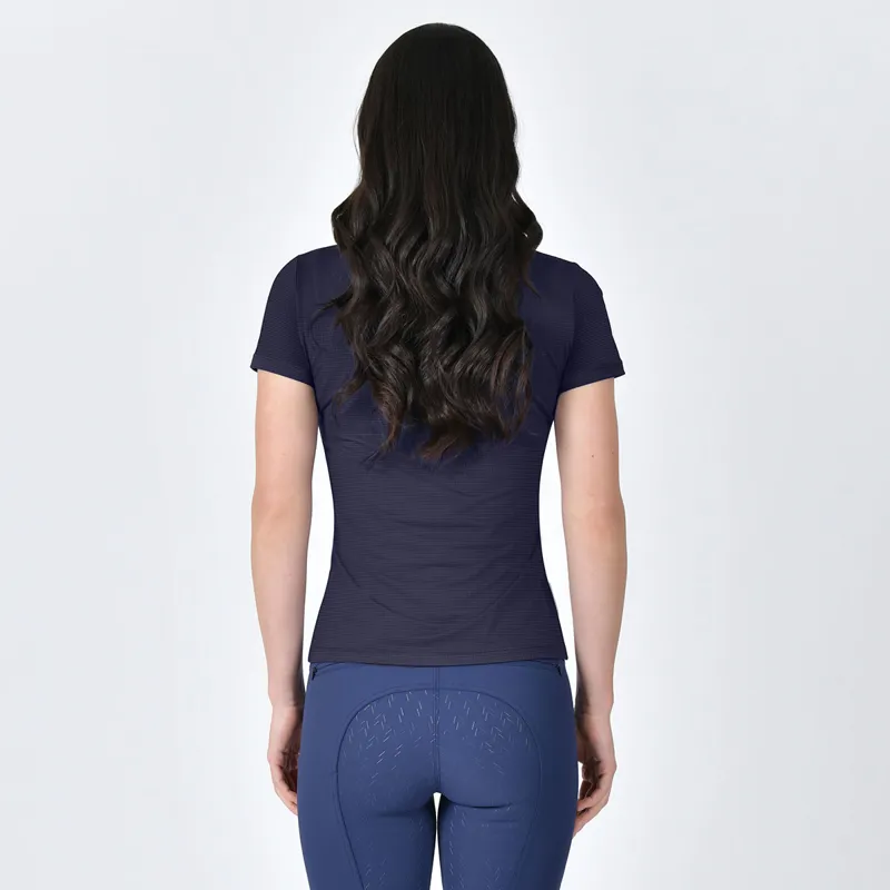 WeatherBeeta Relaxed UV Short Sleeve Womens Tee - Navy-2