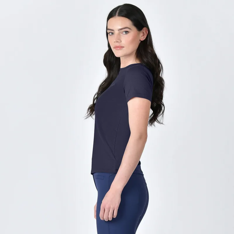 WeatherBeeta Relaxed UV Short Sleeve Womens Tee - Navy-1