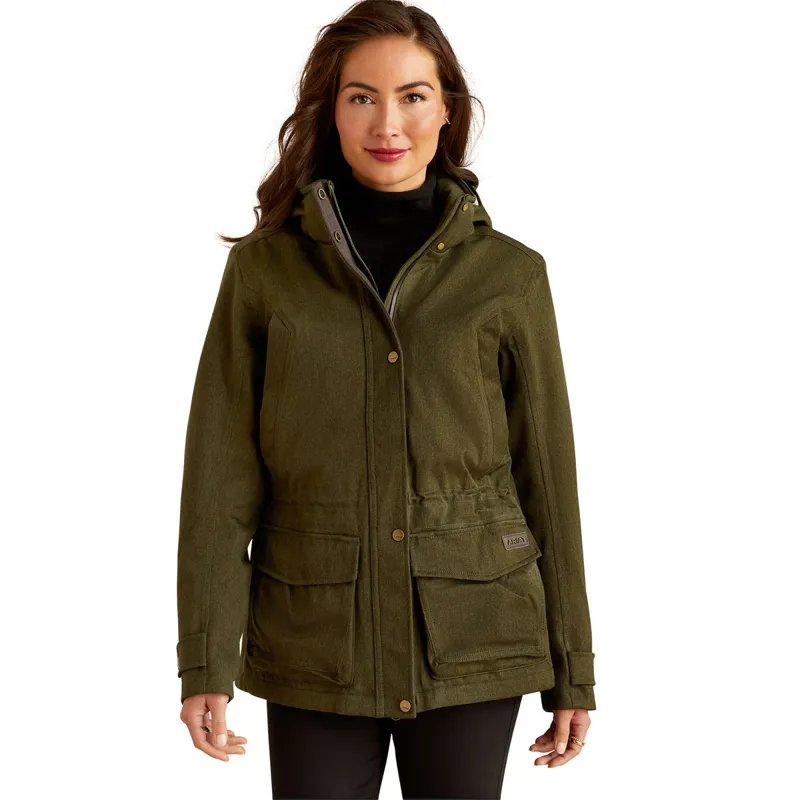 Ariat Rhodium H2O Ladies Insulated Parka Jacket - Rosin