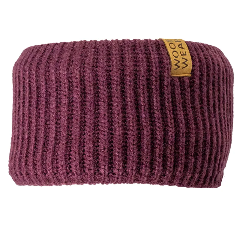 Woof Wear Ribbed Headband - Plum