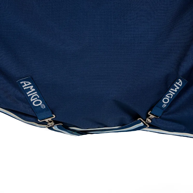 Amigo Pony Ripstop 900D Plus 0g Turnout Rug - Witney Navy-6