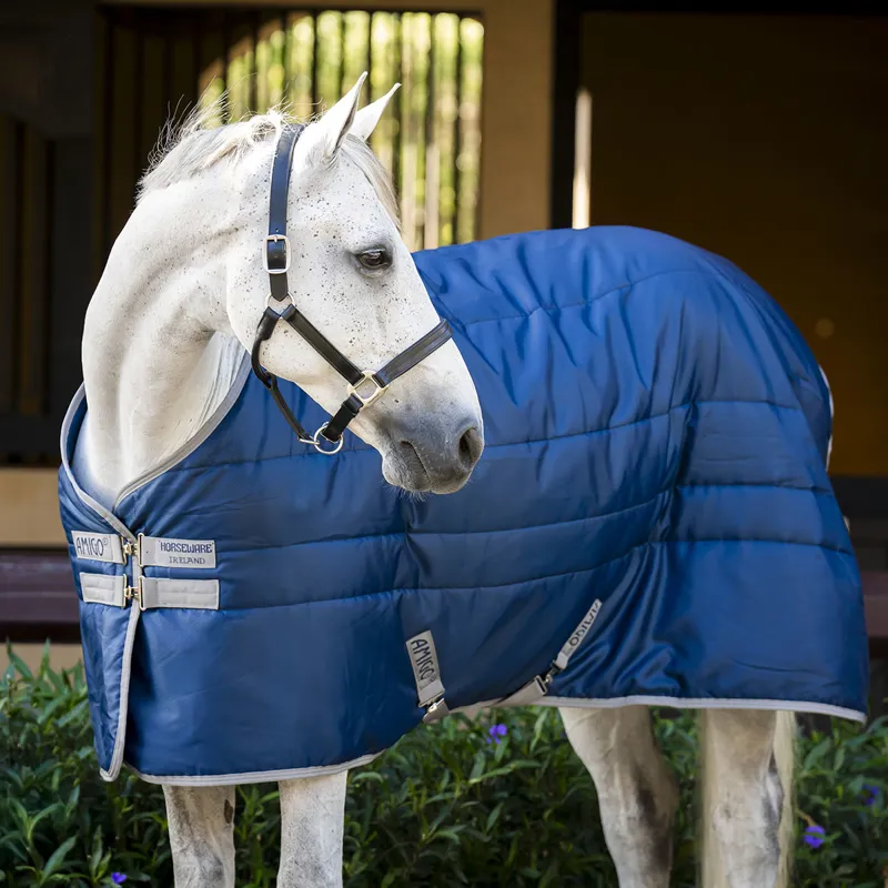 Amigo Ripstop Insulator 200g Stable Rug - Navy/Titanium Grey-1