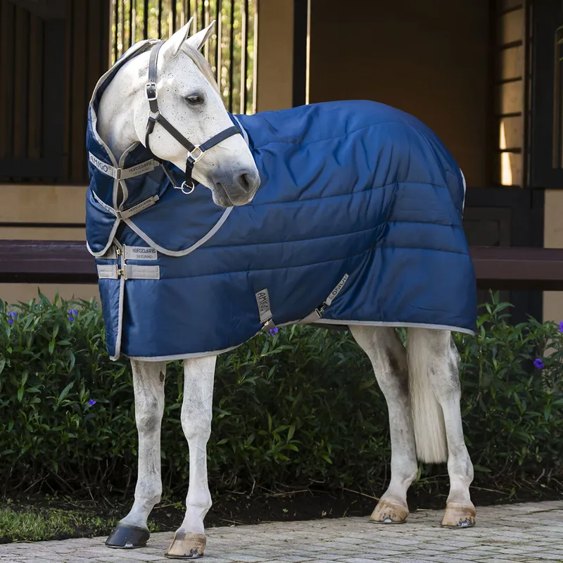 Amigo Ripstop Insulator Plus 550g Stable Rug - Navy/Titanium Grey