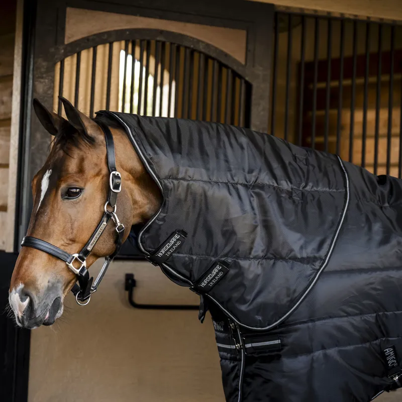 Amigo Ripstop Insulator Plus 200g Detachable Neck Stable Rug - Black-2