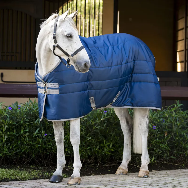 Amigo Ripstop Insulator 350g Stable Rug - Navy/Titanium Grey-2