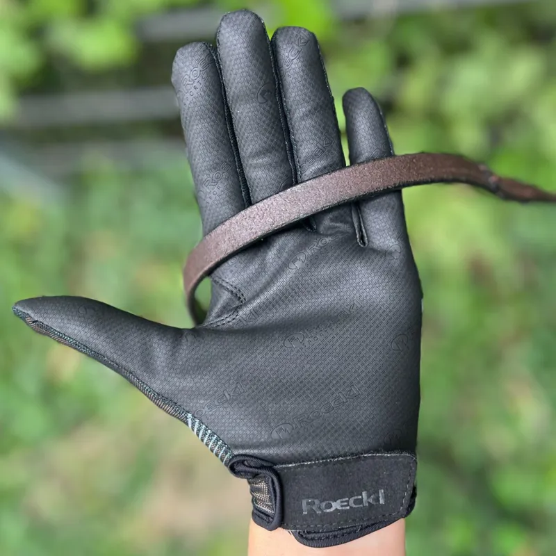 Roeckl Laila Summer Riding Gloves - Black-4