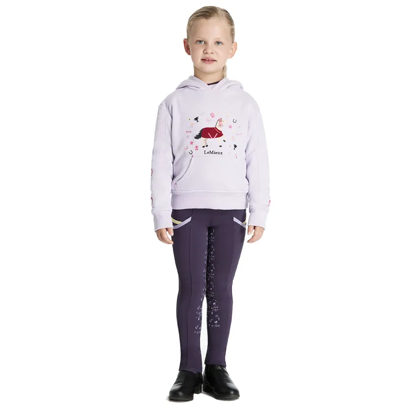 LeMieux Mini Romi Junior Hoodie - Lilac-6