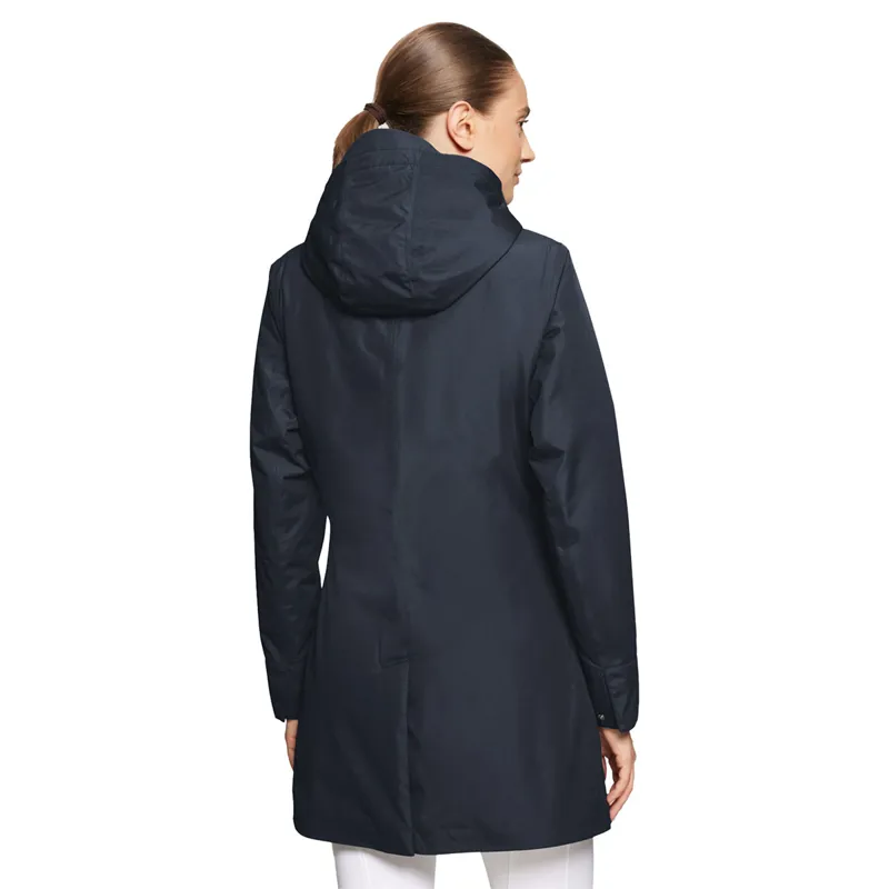 Samshield Delfina Ladies Long Waterproof Jacket - Navy-1