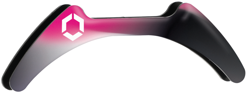 Flex-on Green Composite Specials Stirrup Magnets - Gradient Pink Black