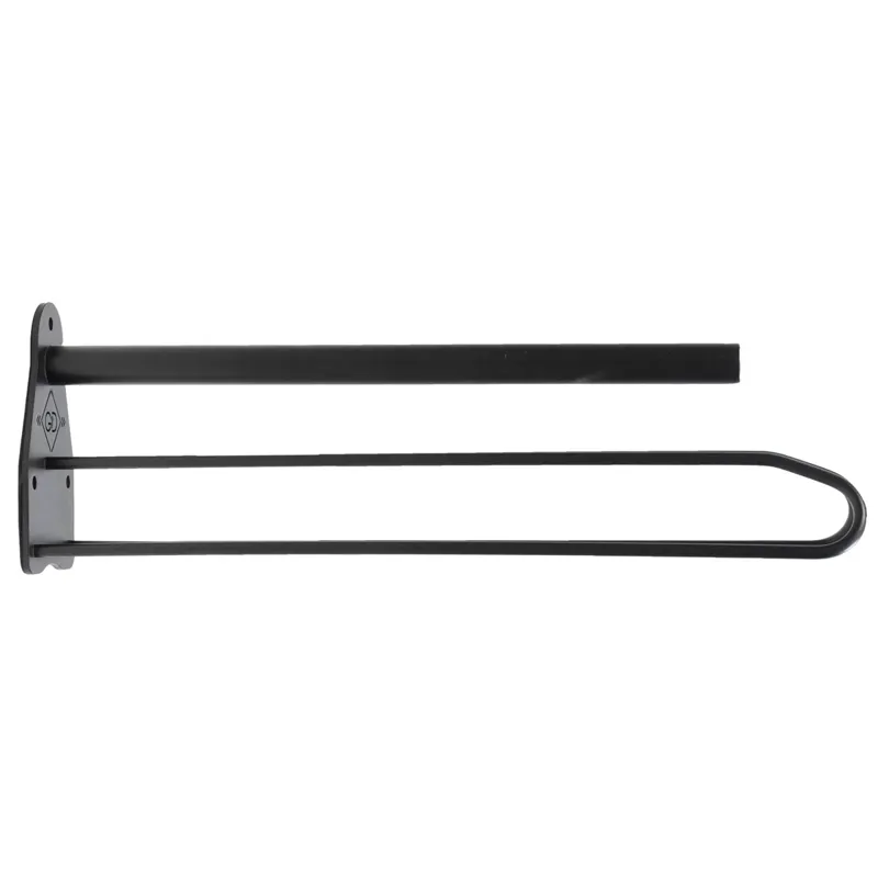 Grooming Deluxe Saddle Rack with Saddlecloth Holder - Black