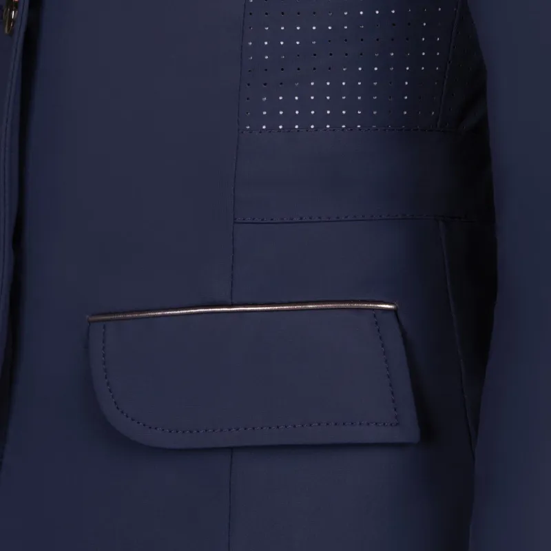 QHP Sariah Junior Girls Show Jacket - Navy-6