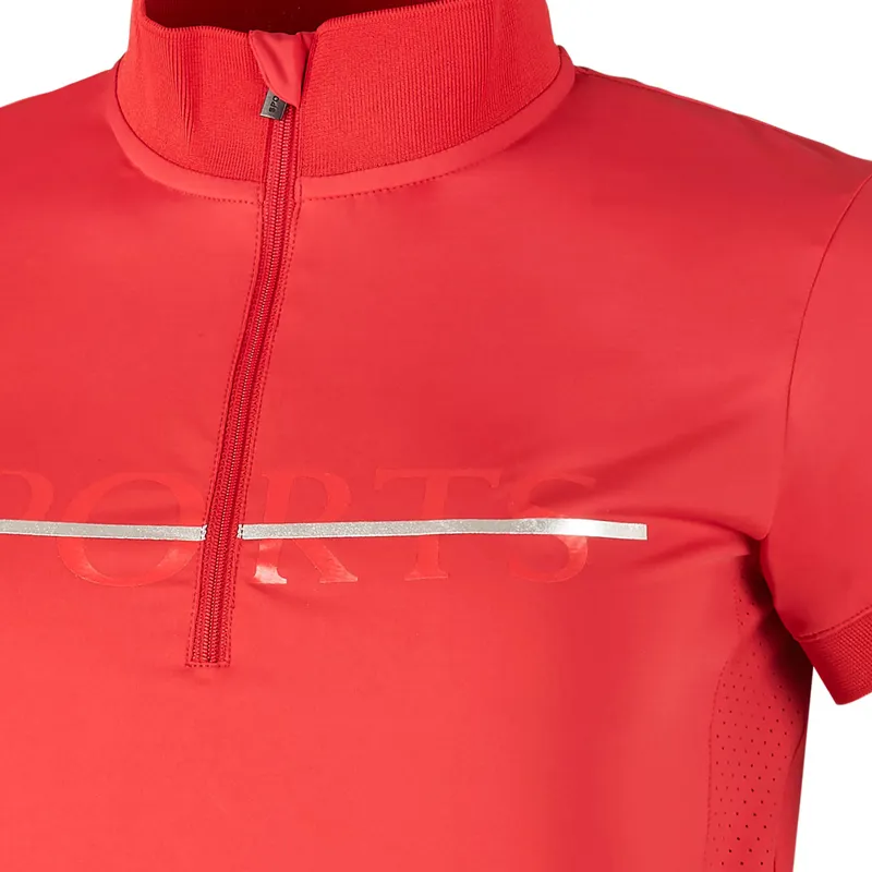 Schockemohle Fortuna Style Ladies Functional Shirt - True Red-1