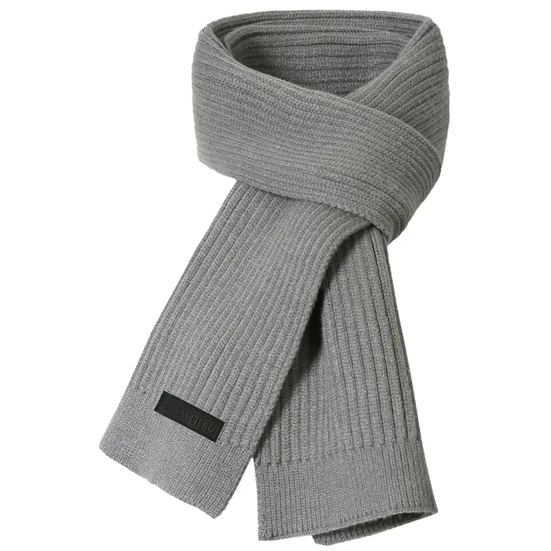 Covalliero Knitted Scarf - Steel Grey