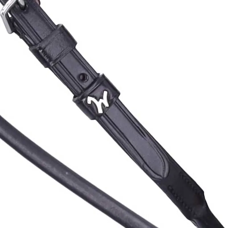 Schockemohle Isabell Werth Johnny Flash Bridle - Black/Silver-7