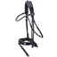 Schockemohle Isabell Werth Satchmo Rolled Flash Bridle - Black/Patent