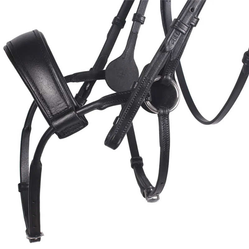 QHP Sedna Bridle with Reins - Black-7