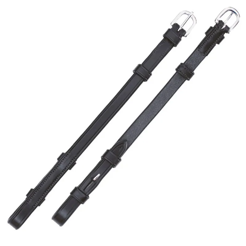 Schockemohle Select Cheek Pieces - Black/Silver