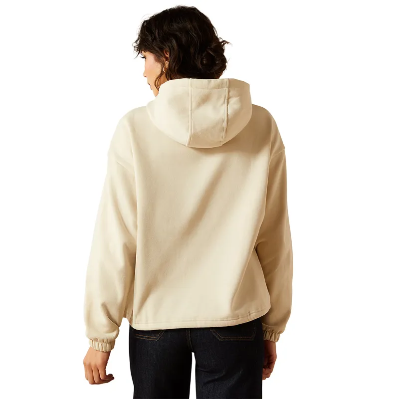 Ariat Sendero Yeehaw Womens Essential Hoodie - Oyster Grey-2