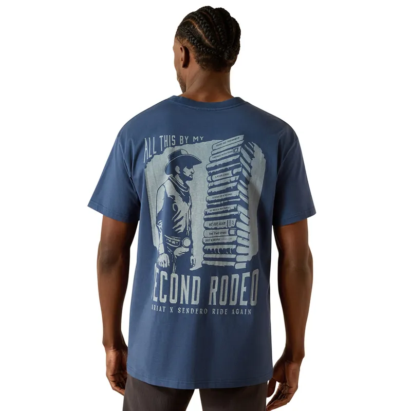 Ariat Sendero Second Rodeo Mens Tee - Dark Denim