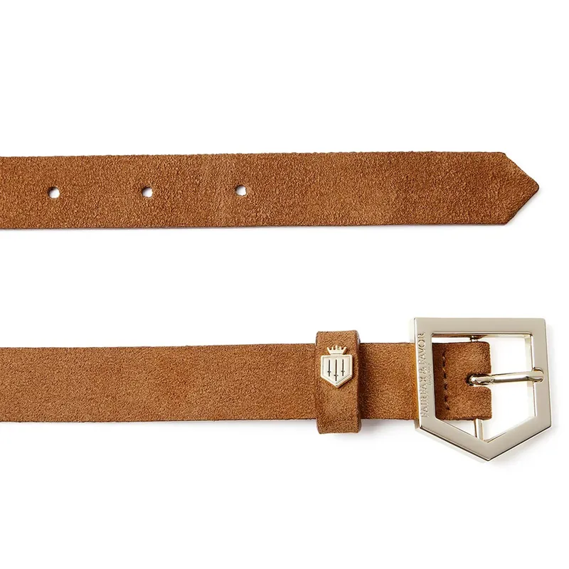 Fairfax and Favor Sennowe Belt - Tan Suede