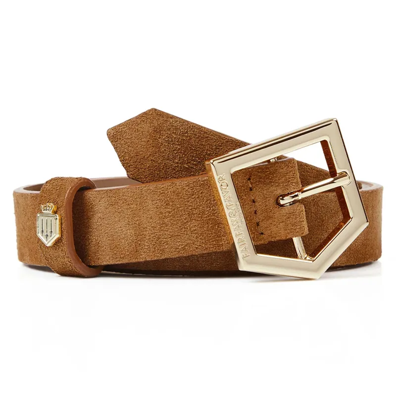 Fairfax and Favor Sennowe Belt - Tan Suede-1