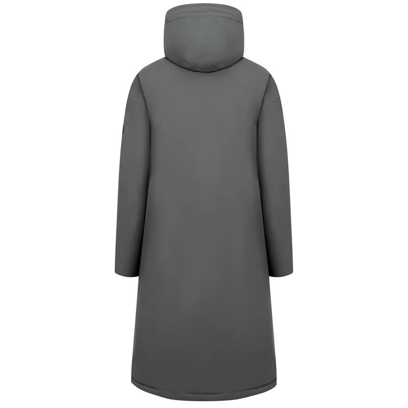 Equetech Shield Reversible Waterproof Ladies Coat - Graphite/Black-3