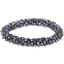 QHP Shine Hair Scrunchie - Silver