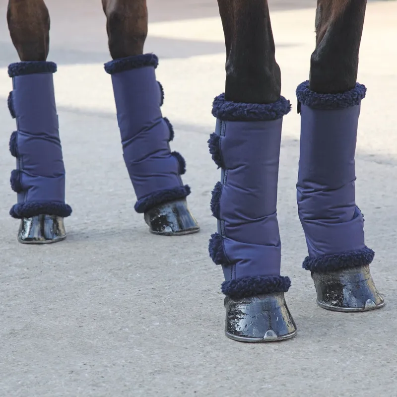 ARMA Short Fleece Lined Travel Boots - Navy