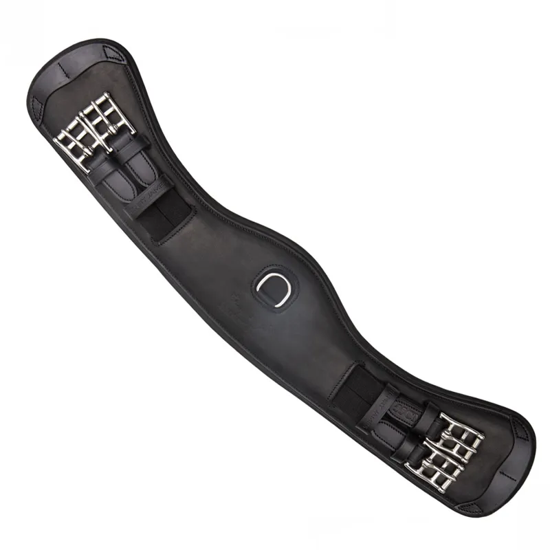 Henry James Curved Anatomic Short Girth - Black