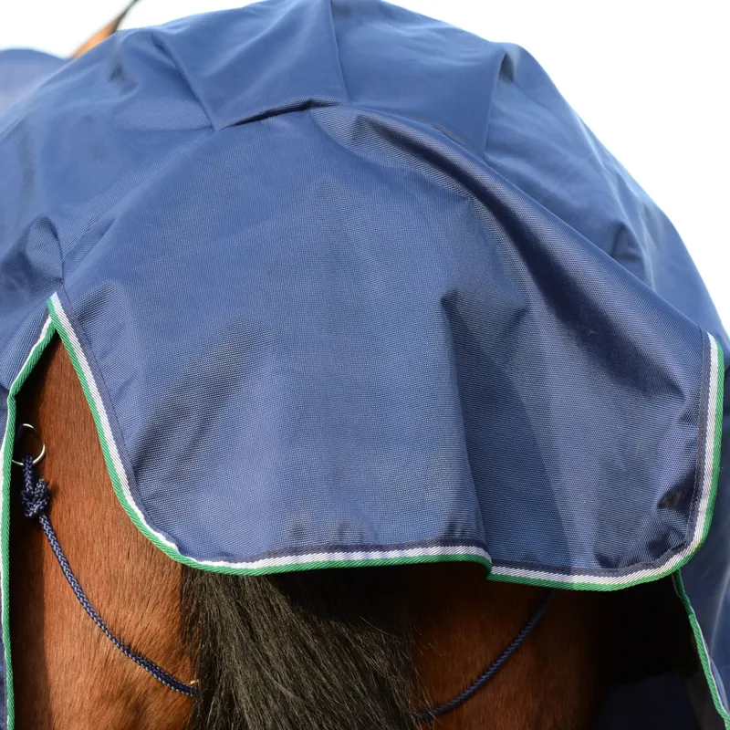 Bucas Smartex 0g Rain Standard Neck Turnout Rug - Blue-4