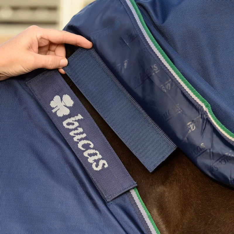 Bucas Smartex 0g Rain Standard Neck Turnout Rug - Blue-5