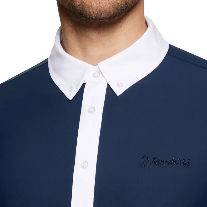 Samshield Smith Mens Long Sleeve Show Shirt - Navy-1