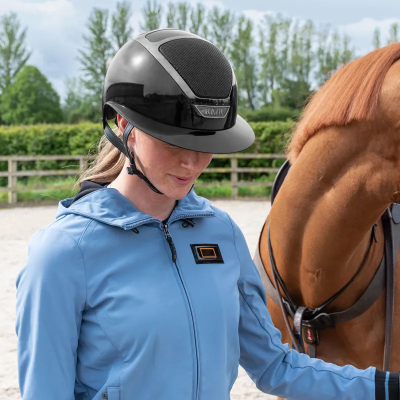 KASK Star Lady Pure Shine Riding Hat - Black-1