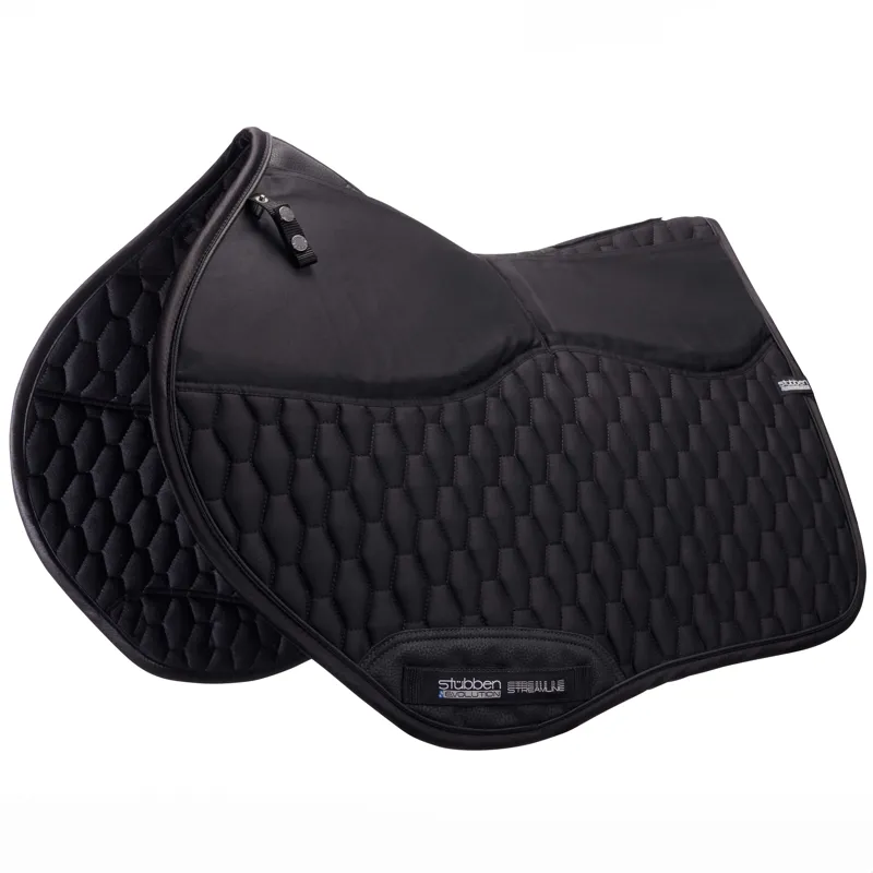 Stubben Streamline GEN2 Adjuster Jumping Saddlecloth - Black