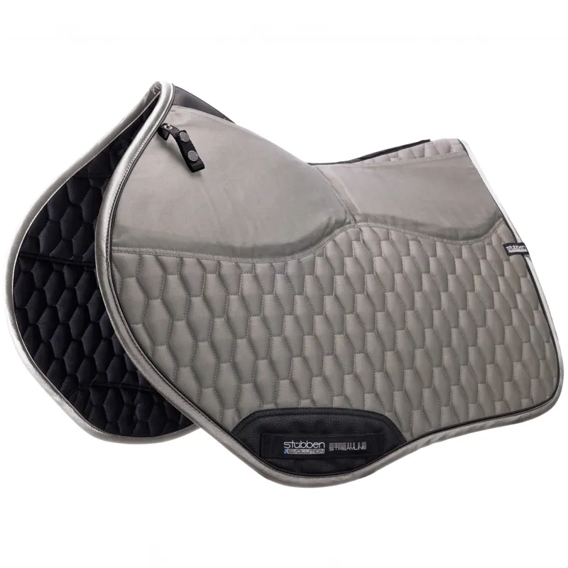 Stubben Streamline GEN2 Adjuster Jumping Saddlecloth - Grey