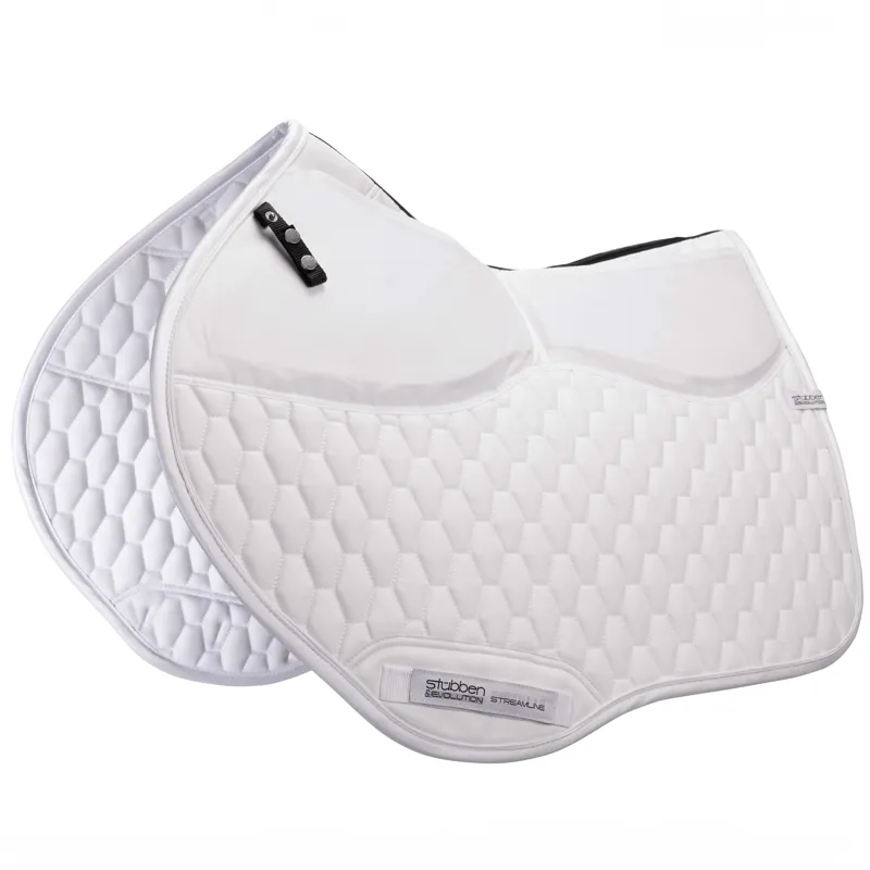 Stubben Streamline GEN2 Adjuster Jumping Saddlecloth - White