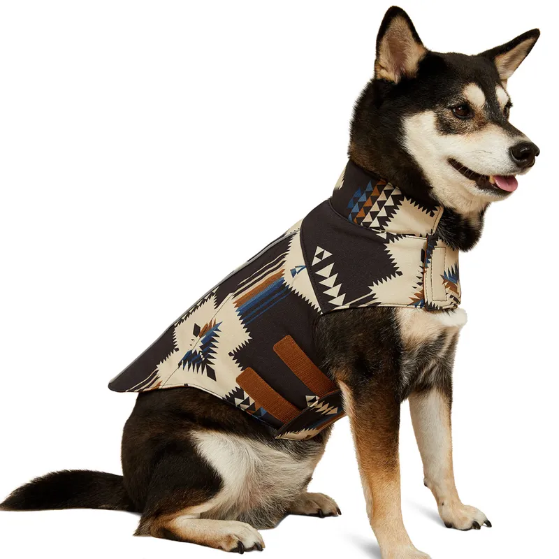 Ariat Team Softshell Dog Coat - Thornstone Print-1