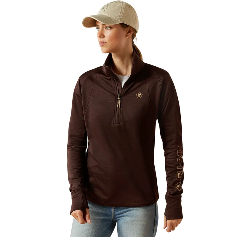 Ariat Team EQ 1/2 Zip Womens Pullover - Java