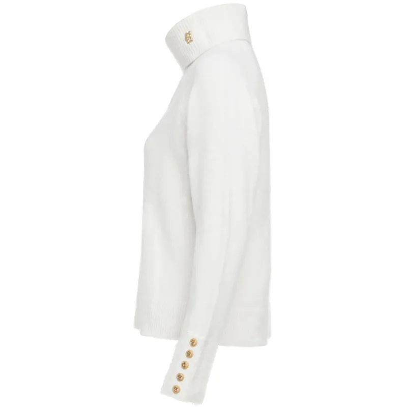 Holland Cooper Tori Roll Neck Knit Ladies Jumper - Natural-6